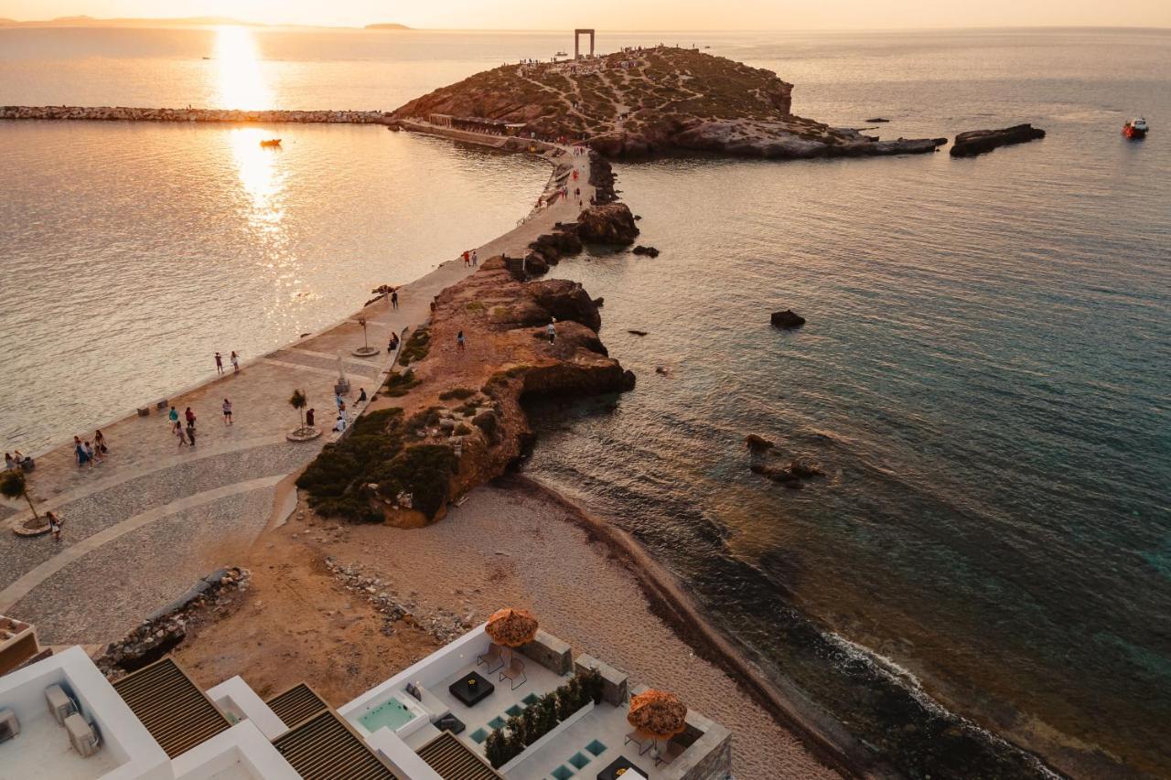 Naxos Rhyton Hotel Naxos City Bagian luar foto