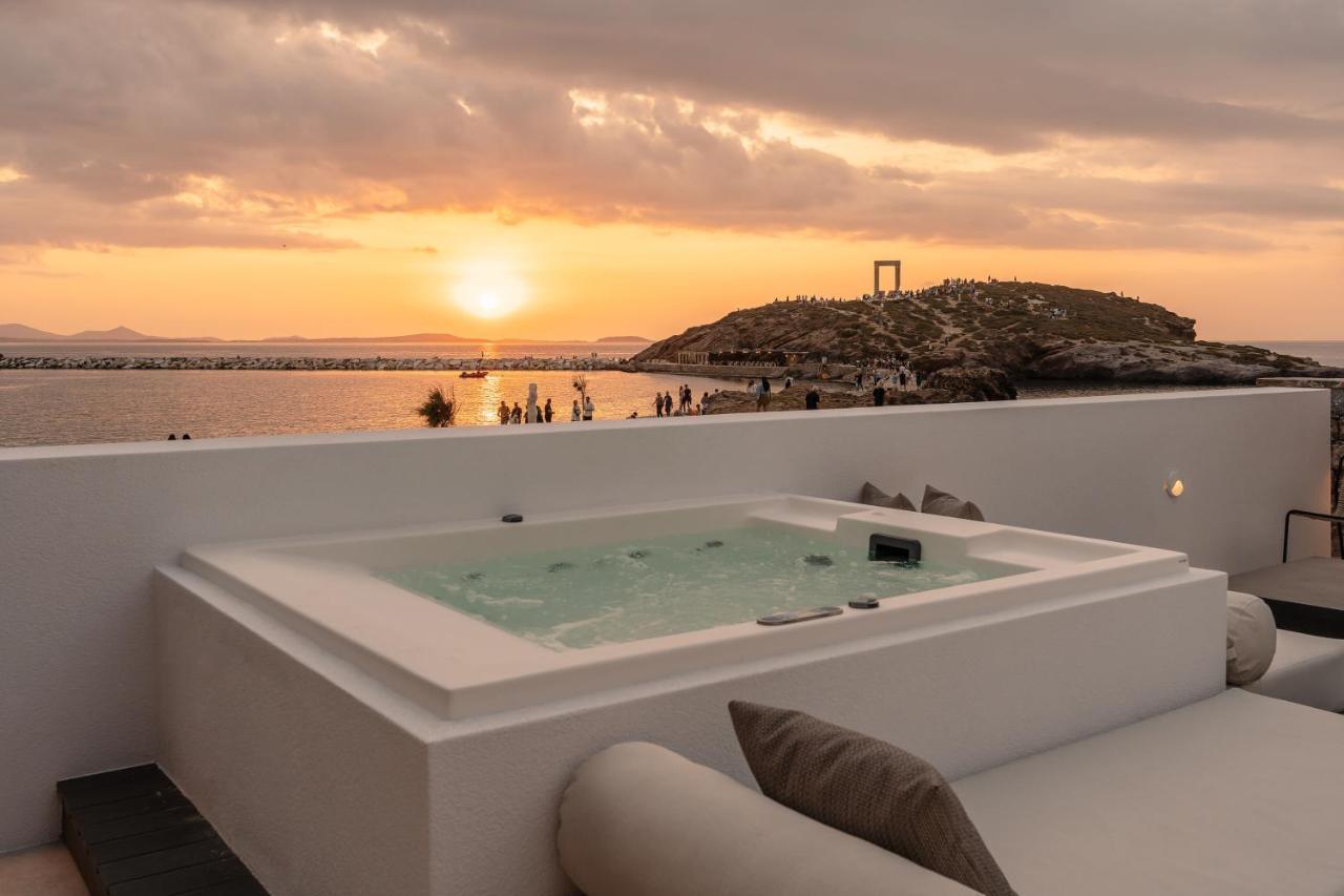 Naxos Rhyton Hotel Naxos City Bagian luar foto