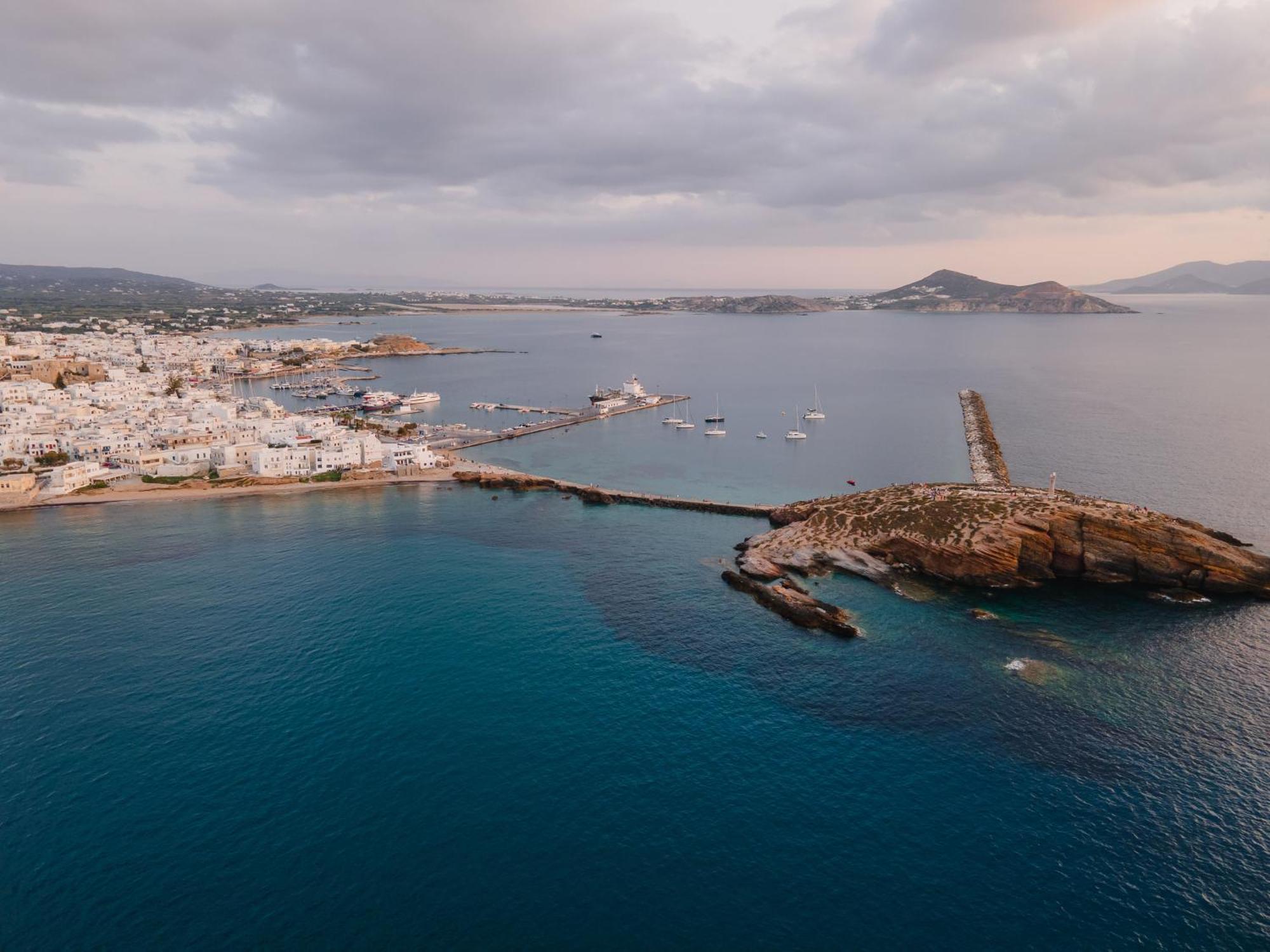 Naxos Rhyton Hotel Naxos City Bagian luar foto