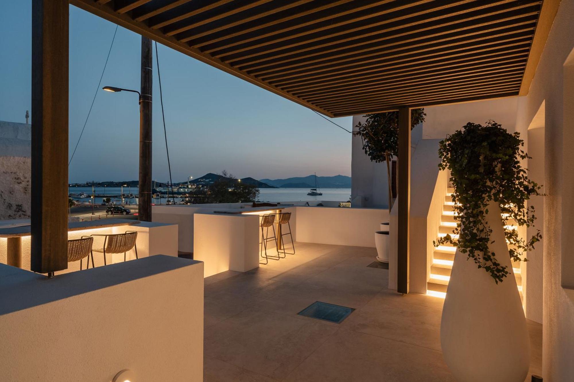 Naxos Rhyton Hotel Naxos City Bagian luar foto