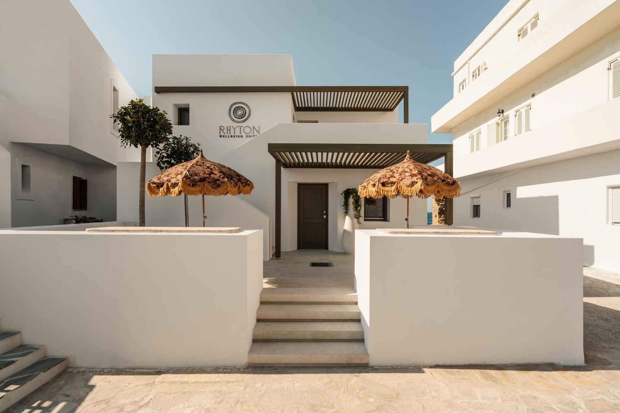 Naxos Rhyton Hotel Naxos City Bagian luar foto
