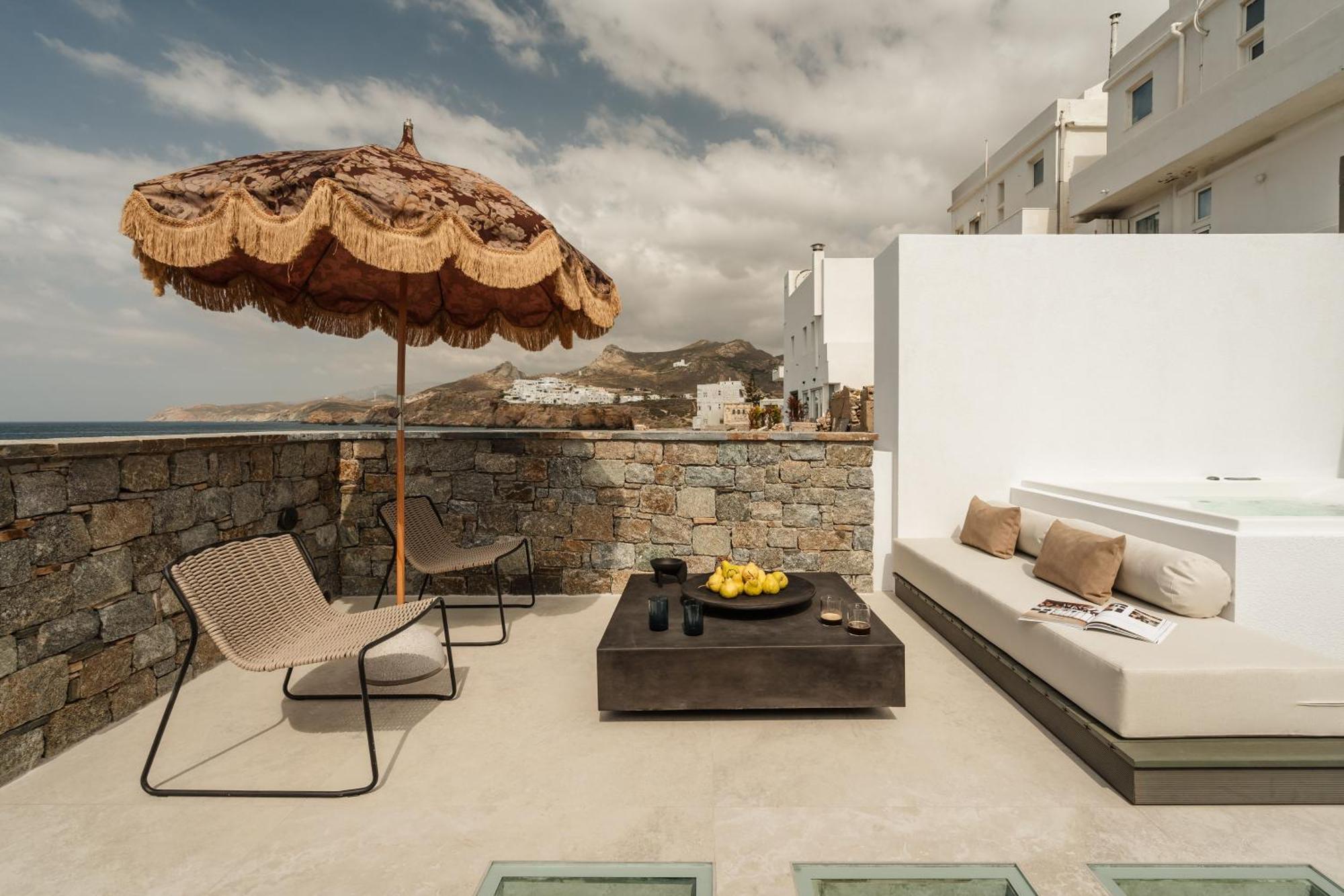 Naxos Rhyton Hotel Naxos City Bagian luar foto