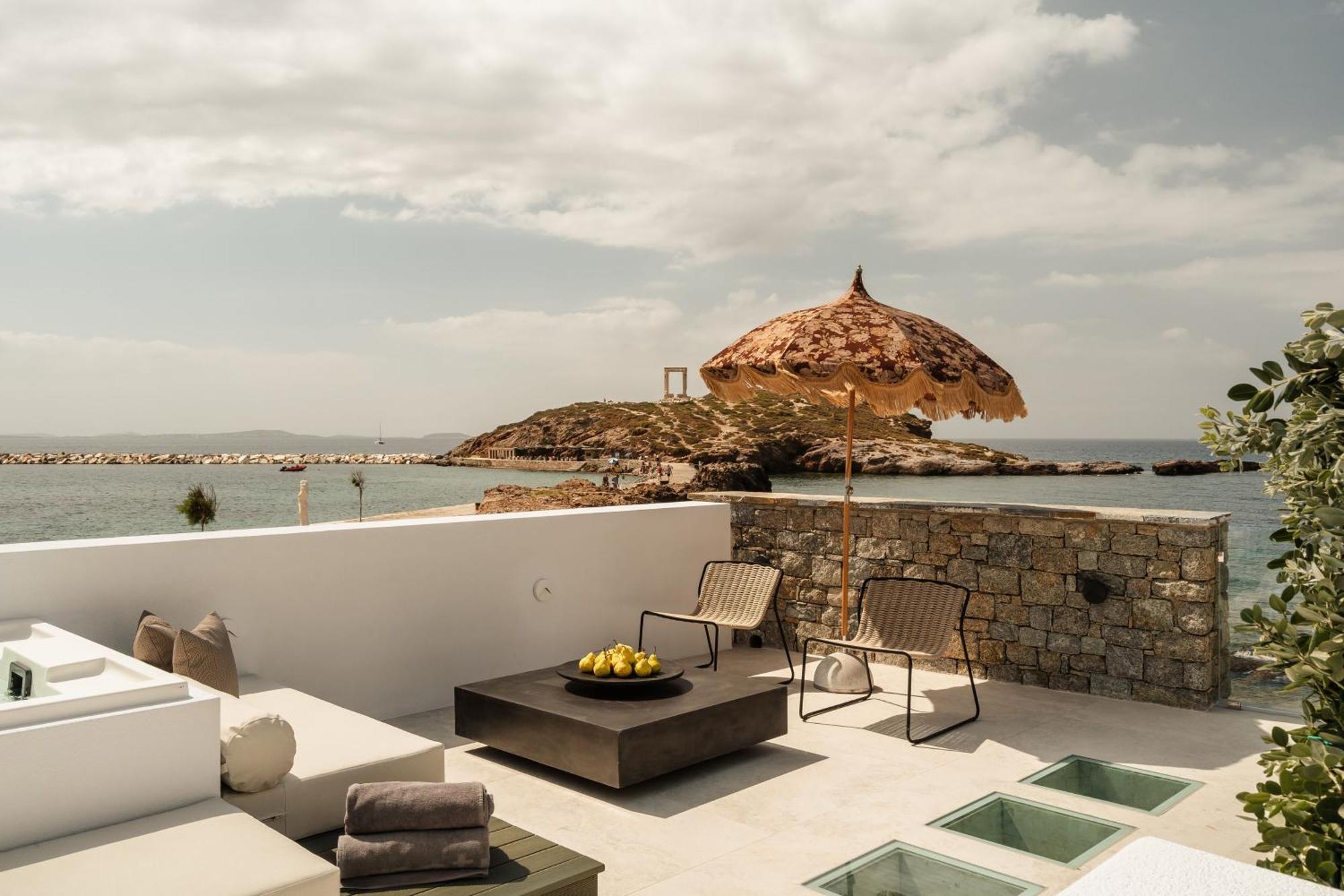 Naxos Rhyton Hotel Naxos City Bagian luar foto