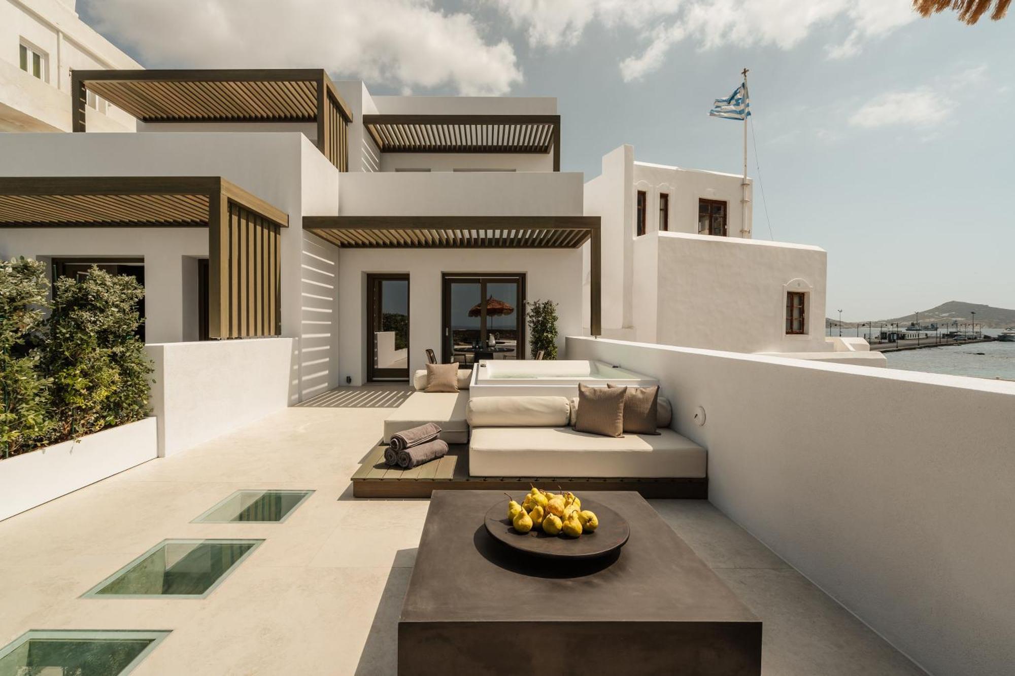 Naxos Rhyton Hotel Naxos City Bagian luar foto